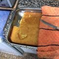 El cooksnap de Andres Ferrari cuando hizo Budín marmolado de mandarina y banana💜.