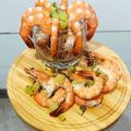 Joyce 的 水果醉蝦噴泉 ☆聖誕趴踢3 cooksnap