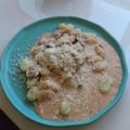 El cooksnap de Aliosha cuando hizo Gnocchi en salsa rosa y queso añejo.