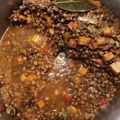 El cooksnap de WE cuando hizo Lentejas simplemente con verduras.