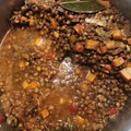 El cooksnap de WE cuando hizo Lentejas simplemente con verduras.