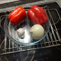 El cooksnap de Marieta cuando hizo Escalivada de pimiento.
