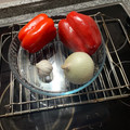 El cooksnap de Marieta cuando hizo Escalivada de pimiento.