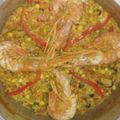El cooksnap de Romina Argumedo cuando hizo Paella de mariscos.