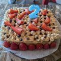 El cooksnap de Aebtra cuando hizo Tarta de Plátano con relleno de Mantequilla de Cacahuete🍌🥜.