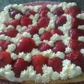 El cooksnap de Aye Micieli cuando hizo Tarta de frutillas con crema.