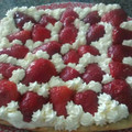 El cooksnap de Aye Micieli cuando hizo Tarta de frutillas con crema.