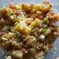 El cooksnap de chony cuando hizo Pipirrana con patatas.