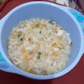 Cooksnap dari Mirah Ajmala untuk resep Nasi tim telur ayam kampung gurih 9m+ MPASI