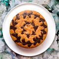 کوک اسنپ Mohaddeseh Allami بعد از امتحان کردن کیک ماستی دورنگ 🥮 Marbled yogurt cake.