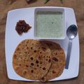 Mukti Bhargava का कुकस्नैप जब उन्होंने सिंघी कोकी(sindhi koki recipe in hindi) बनाया था।