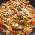 El cooksnap de LuzMa SG cuando hizo Pechuga de pollo con vegetales.