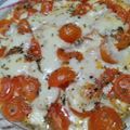 El cooksnap de Maria cuando hizo Provolone con tomate al horno.