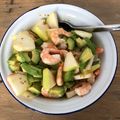 Cooksnap de PaulineB sur la recette Salade de crevettes et pomme granny