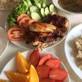 Cooksnap Aida MN semasa beliau membuat Honey Roasted chicken.