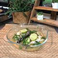 Cooksnap Salina Jalaludin semasa beliau membuat Siakap Stim Limau ala thai.