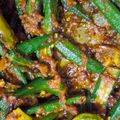 Abhilasha Singh का कुकस्नैप जब उन्होंने भिंडी की सब्जी (bhindi ki sabzi recipe in Hindi) बनाया था।