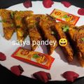 Satya Pandey का कुकस्नैप जब उन्होंने क्रिस्पी ऑयल फ्री ब्रेड पकौड़ा बनाया था।