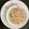 Cooksnap Sesimple Loralin semasa beliau membuat Bubur nasi halia.