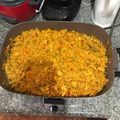 El cooksnap de Joksan Romero Turcios cuando hizo Arroz con pollo arreglado.