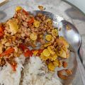 รูป Cooksnap ของ L33MS เมื่อเขาทำ ผัดเต้าหู้หมูสับ ใส่ข้าวโพดอ่อนและแครอท