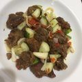 Halima Abubakar's cooksnap of when they made Gasasshen Naman Rago.