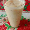 El cooksnap de Yanny Gallardo cuando hizo Batido de plátano, uvas y durazno 🍑 🍌🍇.
