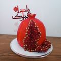 کوک اسنپ جانان سعادتیان بعد از امتحان کردن کیک به شکل انار 😍 برای شب یلدا 🥰.
