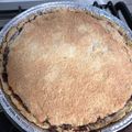 El cooksnap de Josefina cuando hizo Tarta de coco y dulce de leche.