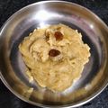 Falguni Shah's cooksnap of when they made ઘઉંના લોટનો શીરો.