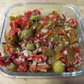 El cooksnap de estcolrod (Esther) cuando hizo 22. Ensalada de pimientos con atún.