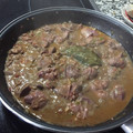 El cooksnap de david cuando hizo Higaditos de pollo en salsa.