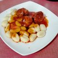 El cooksnap de Jorge Ortega cuando hizo Albóndigas en salsa de tomates.