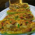 El cooksnap de Salvador Sarmiento cuando hizo Calabacines rellenos.