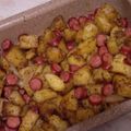 Ancsyka001 Cooksnap-ja, amikor elkészítette a(z) Egyszerű tepsis krumpli virslivel receptet.