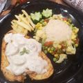 Sadaf Abdul Karim's cooksnap of when they made Peri peri chicken steak.