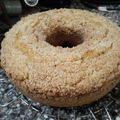 El cooksnap de Guillermo y Mariel cuando hizo Budín de coco con crumble.