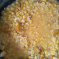 El cooksnap de Paula Hermosilla cuando hizo Garbanzos con Arroz y Zapallo.