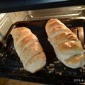 El cooksnap de lucas avilés cuando hizo Pan casero saborizado (ajo).