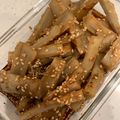 KLBentos's cooksnap of when they made Tataki Gobo - Pounded Burdock Root With Sesame Sauce.
