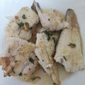 El cooksnap de Amor Dujo Manso cuando hizo Medallones de merluza a la plancha con ajilimójili.