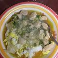 El cooksnap de Teo Coloma cuando hizo Pollo mongoliano con arroz chaufán.