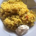 El cooksnap de Sara PA cuando hizo Arroz caldoso con zanahoria, champiñones y pollo sin histamina.