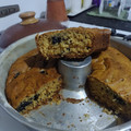El cooksnap de Nancy Andrea cuando hizo Budín de moras.