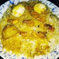 Shilpa Naskar's cooksnap of when they made চিংড়ি মাছের বিরিয়ানি(Prawn biryani recipe in bengali).