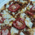 کوک اسنپ mahi بعد از امتحان کردن پیتزا تابه ای + خمیر پیتزا🍕🍕🍟.