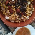 El cooksnap de Jes Pin cuando hizo Arroz al horno con magro, morcilla de cebolla y chorizo.