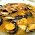 El cooksnap de Espinar cuando hizo Mejillones en salsa de tomate picante.