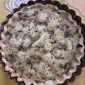 El cooksnap de Carolina Spahr cuando hizo Tarta de brócoli y salsa blanca.