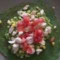 El cooksnap de Nataly cuando hizo Panqueques o crepes de espinaca con pollo.